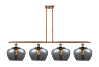 Ballston Four Light Island Pendant in Antique Copper (405|516-4I-AC-G93-L)