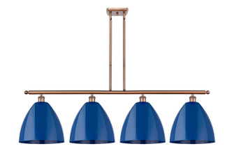 Ballston Four Light Island Pendant in Antique Copper (405|516-4I-AC-MBD-12-BL)