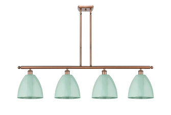 Ballston Four Light Island Pendant in Antique Copper (405|516-4I-AC-MBD-9-SF)