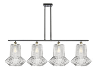 Ballston Four Light Island Pendant in Black Antique Brass (405|516-4I-BAB-G212)