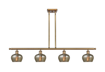 Ballston Four Light Island Pendant in Brushed Brass (405|516-4I-BB-G96)