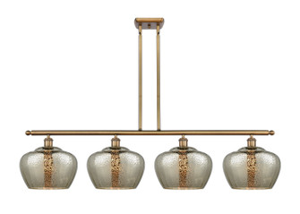 Ballston Four Light Island Pendant in Brushed Brass (405|516-4I-BB-G96-L)