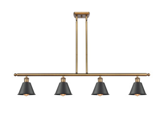 Ballston Four Light Island Pendant in Brushed Brass (405|516-4I-BB-M8)