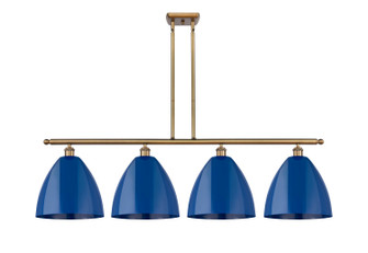 Ballston Four Light Island Pendant in Brushed Brass (405|516-4I-BB-MBD-12-BL)