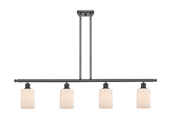 Ballston Four Light Island Pendant in Matte Black (405|516-4I-BK-G341)