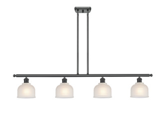 Ballston Four Light Island Pendant in Matte Black (405|516-4I-BK-G411)
