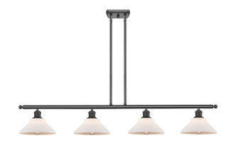 Ballston Four Light Island Pendant in Oil Rubbed Bronze (405|516-4I-OB-G131)
