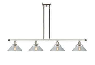 Ballston Four Light Island Pendant in Polished Nickel (405|516-4I-PN-G132)