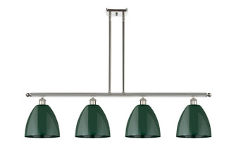 Ballston Four Light Island Pendant in Polished Nickel (405|516-4I-PN-MBD-9-GR)