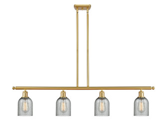 Ballston Four Light Island Pendant in Satin Gold (405|516-4I-SG-G257)