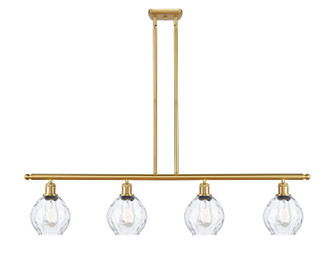 Ballston Four Light Island Pendant in Satin Gold (405|516-4I-SG-G362)