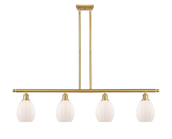 Ballston Four Light Island Pendant in Satin Gold (405|516-4I-SG-G81)