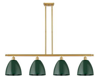 Ballston Four Light Island Pendant in Satin Gold (405|516-4I-SG-MBD-9-GR)