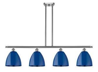 Ballston Four Light Island Pendant in Brushed Satin Nickel (405|516-4I-SN-MBD-9-BL)