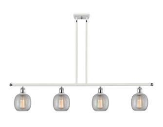 Ballston Four Light Island Pendant in White Polished Chrome (405|516-4I-WPC-G105)