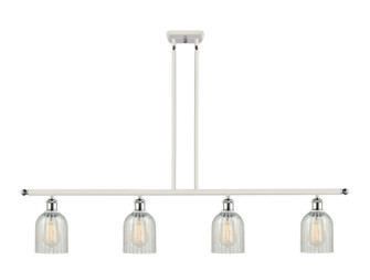 Ballston Four Light Island Pendant in White Polished Chrome (405|516-4I-WPC-G2511)
