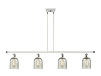 Ballston Four Light Island Pendant in White Polished Chrome (405|516-4I-WPC-G259)