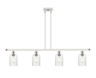Ballston LED Island Pendant in White Polished Chrome (405|516-4I-WPC-G342-LED)