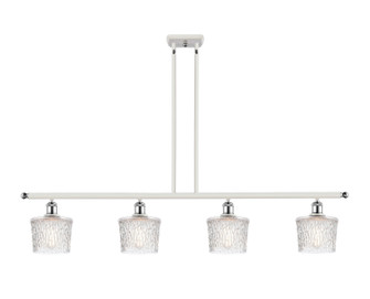 Ballston Four Light Island Pendant in White Polished Chrome (405|516-4I-WPC-G402)
