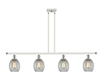 Ballston Four Light Island Pendant in White Polished Chrome (405|516-4I-WPC-G82)