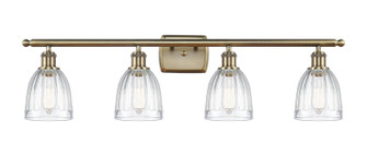Ballston Four Light Bath Vanity in Antique Brass (405|516-4W-AB-G442)