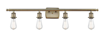 Ballston LED Bath Vanity in Antique Brass (405|516-4W-AB-LED)