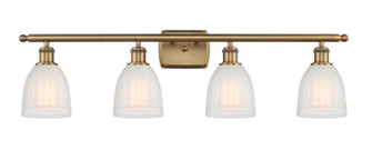 Ballston Four Light Bath Vanity in Brushed Brass (405|516-4W-BB-G441)