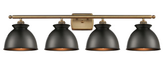 Ballston Four Light Bath Vanity in Brushed Brass (405|516-4W-BB-M14-BK)