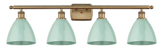 Ballston Four Light Bath Vanity in Brushed Brass (405|516-4W-BB-MBD-75-SF)