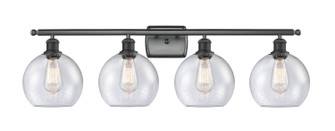 Ballston LED Bath Vanity in Matte Black (405|516-4W-BK-G124-8-LED)
