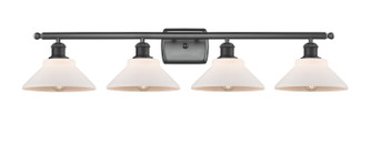Ballston Four Light Bath Vanity in Matte Black (405|516-4W-BK-G131)