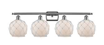 Ballston Four Light Bath Vanity in Polished Chrome (405|516-4W-PC-G121-8RW)
