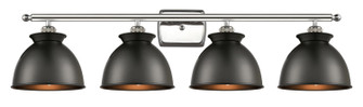 Ballston Four Light Bath Vanity in Polished Nickel (405|516-4W-PN-M14-BK)