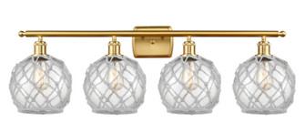 Ballston Four Light Bath Vanity in Satin Gold (405|516-4W-SG-G122-8RW)