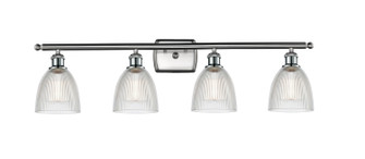 Ballston Four Light Bath Vanity in Brushed Satin Nickel (405|516-4W-SN-G382)