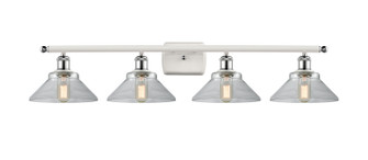 Ballston LED Bath Vanity in White Polished Chrome (405|516-4W-WPC-G132-LED)