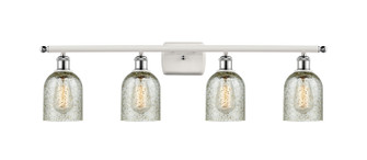 Ballston Four Light Bath Vanity in White Polished Chrome (405|516-4W-WPC-G259)