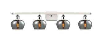 Ballston Four Light Bath Vanity in White Polished Chrome (405|516-4W-WPC-G93)