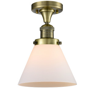 Franklin Restoration LED Semi-Flush Mount in Antique Brass (405|517-1CH-AB-G41-LED)