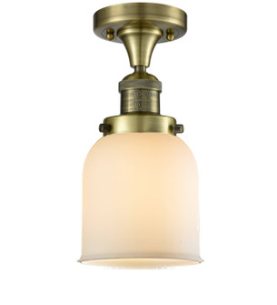 Franklin Restoration LED Semi-Flush Mount in Antique Brass (405|517-1CH-AB-G51-LED)