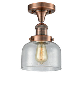 Franklin Restoration LED Semi-Flush Mount in Antique Copper (405|517-1CH-AC-G74-LED)