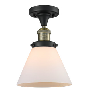 Franklin Restoration One Light Semi-Flush Mount in Black Antique Brass (405|517-1CH-BAB-G41)