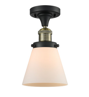 Franklin Restoration One Light Semi-Flush Mount in Black Antique Brass (405|517-1CH-BAB-G61)