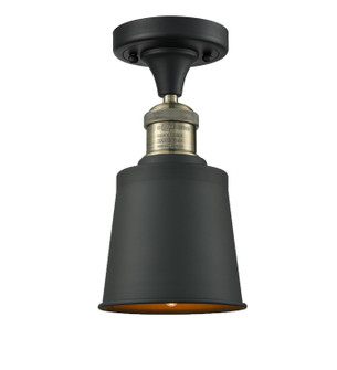 Franklin Restoration LED Semi-Flush Mount in Black Antique Brass (405|517-1CH-BAB-M9-BK-LED)