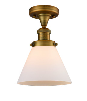 Franklin Restoration LED Semi-Flush Mount in Brushed Brass (405|517-1CH-BB-G41-LED)