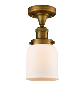 Franklin Restoration LED Semi-Flush Mount in Brushed Brass (405|517-1CH-BB-G51-LED)