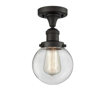 Franklin Restoration LED Semi-Flush Mount in Oil Rubbed Bronze (405|517-1CH-OB-G202-6-LED)