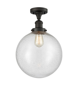 Franklin Restoration One Light Semi-Flush Mount in Oil Rubbed Bronze (405|517-1CH-OB-G204-12)
