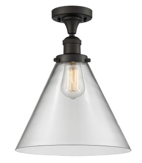 Franklin Restoration LED Semi-Flush Mount in Oil Rubbed Bronze (405|517-1CH-OB-G42-L-LED)