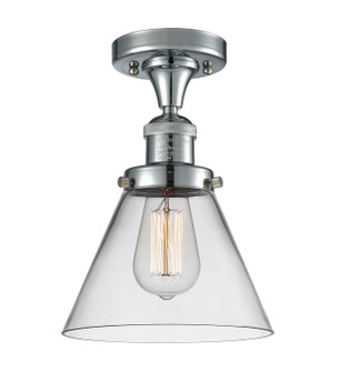 Franklin Restoration One Light Semi-Flush Mount in Polished Chrome (405|517-1CH-PC-G42)